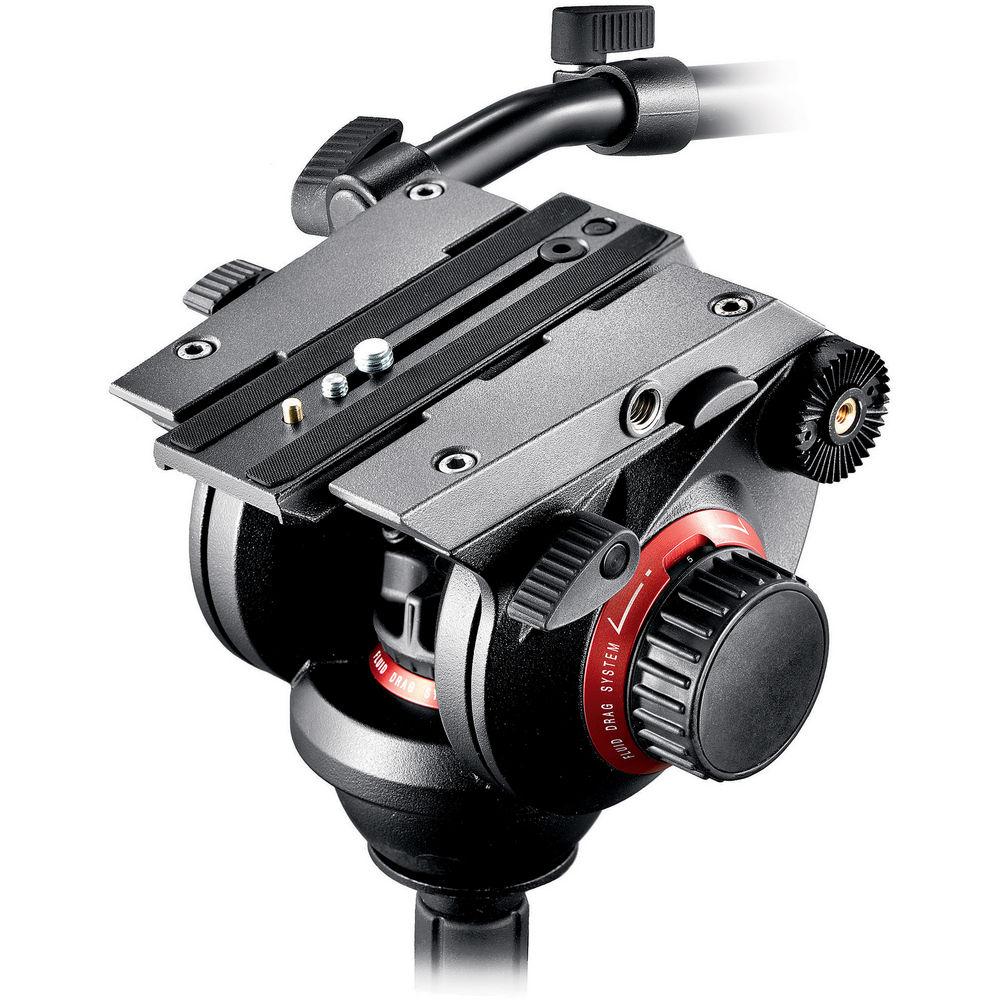 Manfrotto 504HD Head w 546GB 2-Stage Aluminum Tripod System