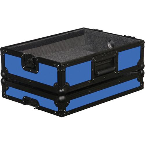 Odyssey Innovative Designs FR12MIXBKBLUE Flight Ready DJ Mixer Case