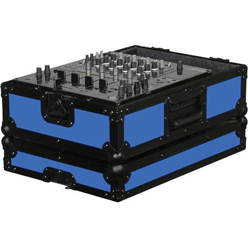 Odyssey Innovative Designs FR12MIXBKBLUE Flight Ready DJ Mixer Case