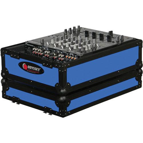 Odyssey Innovative Designs FR12MIXBKBLUE Flight Ready DJ Mixer Case