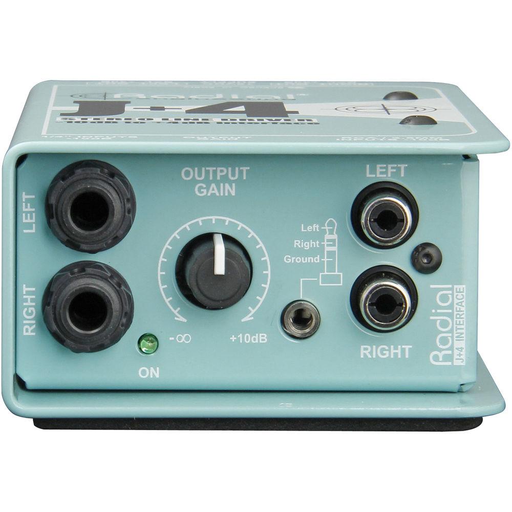Radial Engineering J 4 Balanced Signal Driver - Stereo Preamplifier