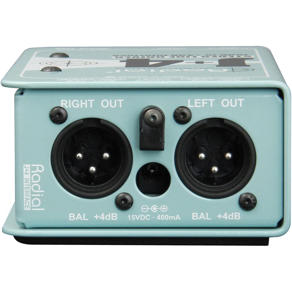 Radial Engineering J 4 Balanced Signal Driver - Stereo Preamplifier