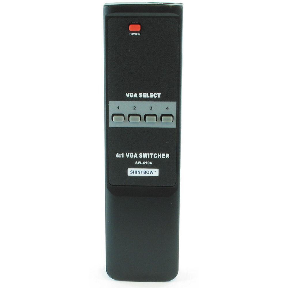 Shinybow SB-4106 4 x 1 VGA-RGBHV Matrix Routing Switcher with IR Control
