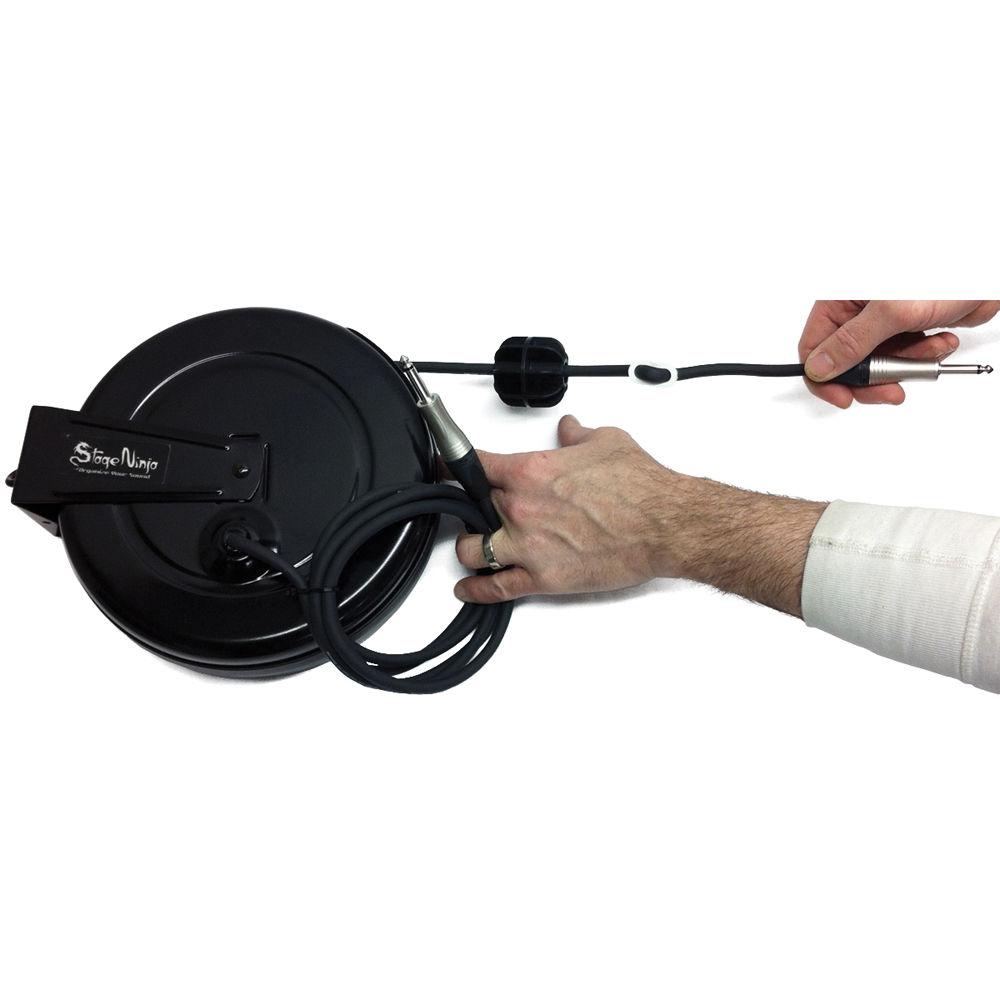 Stage Ninja Retractable Speaker Cable 16 Gauge 40