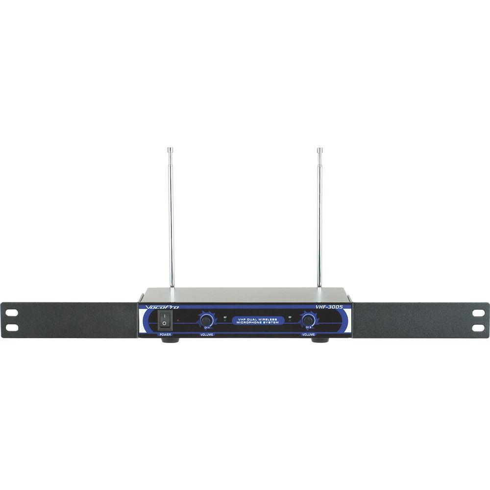 VocoPro VHF-3005 Dual Channel VHF Wireless Microphone System