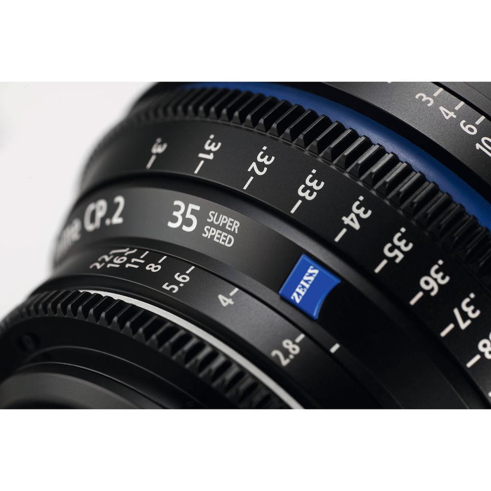 ZEISS Compact Prime CP.2 35mm T1.5 Super Speed PL Mount with Imperial Markings