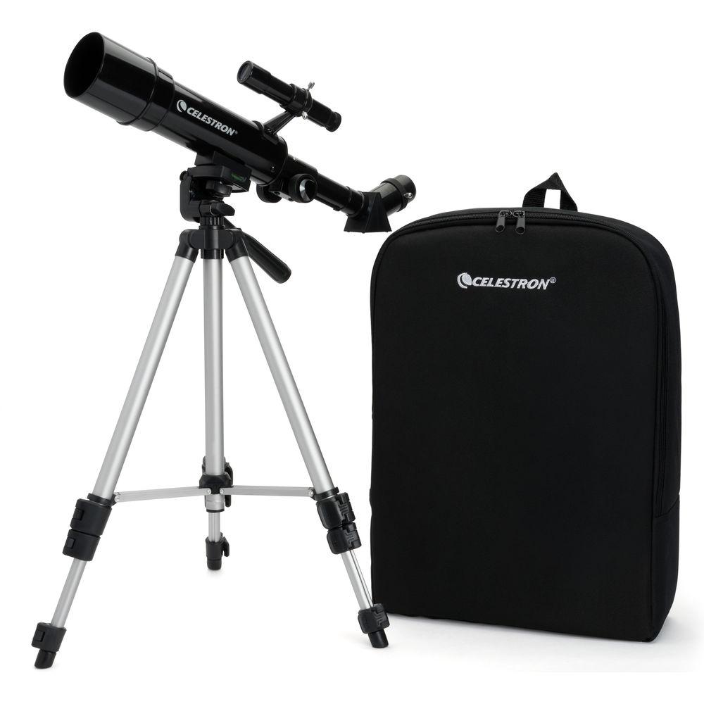 Celestron Travel Scope 50mm f 7.2 AZ Refractor Telescope Kit