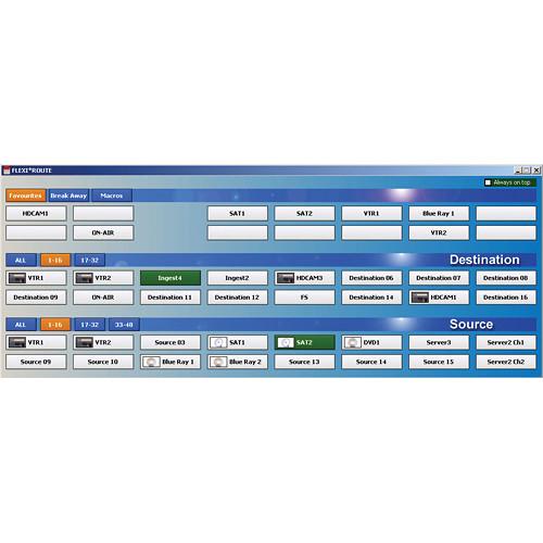 Deyan Automation Systems FlexiRoute Universal Routing Panel Software