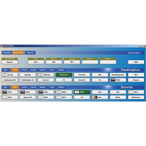 Deyan Automation Systems FlexiRoute Universal Routing Panel Software