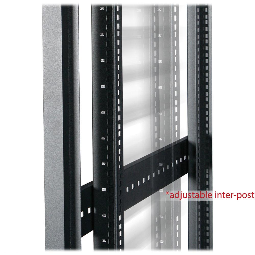 iStarUSA WX-428 800mm 4-Post Open-Frame Rack