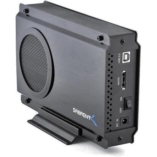 Sabrent EC-UEIS7 USB 2.0 and eSATA to IDE or SATA Aluminum Hard Drive Enclosure