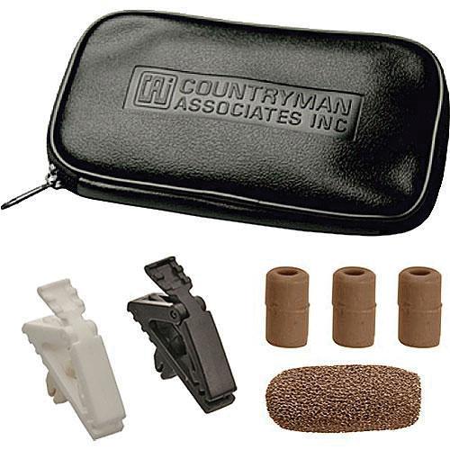 Countryman E6 Omni Earset Mic, Medium Gain, with Detachable 1mm Cable and TA4F Connector for Revolabs Wireless Transmitters