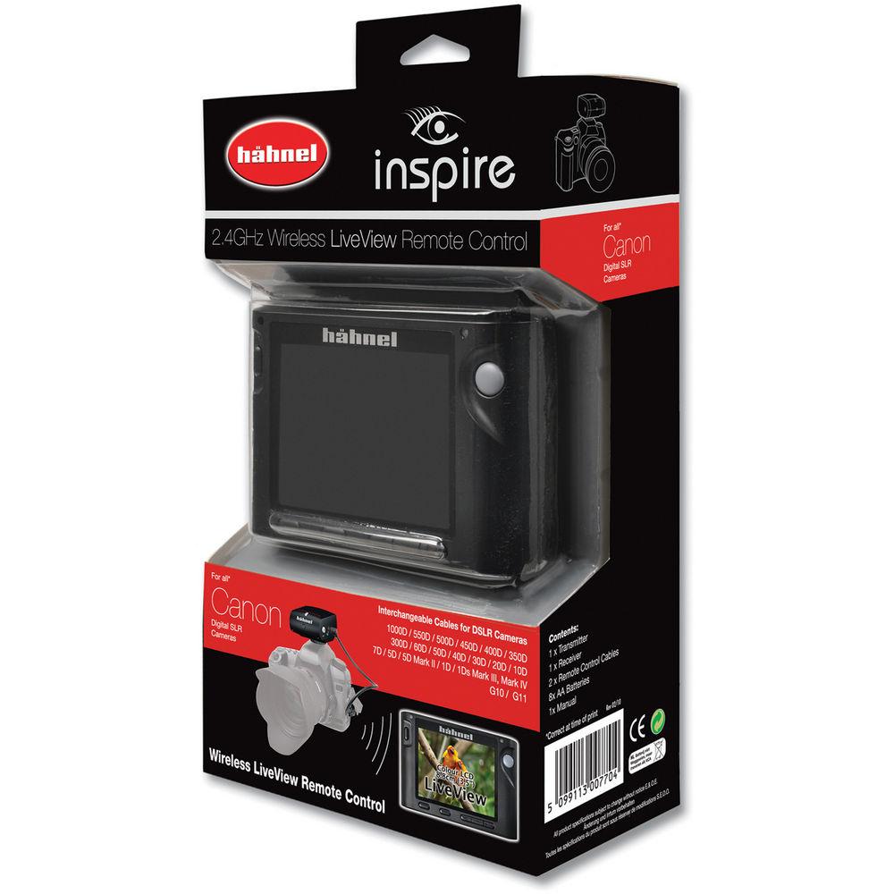 hahnel Inspire Wireless Remote Control W LiveView Display for Canon