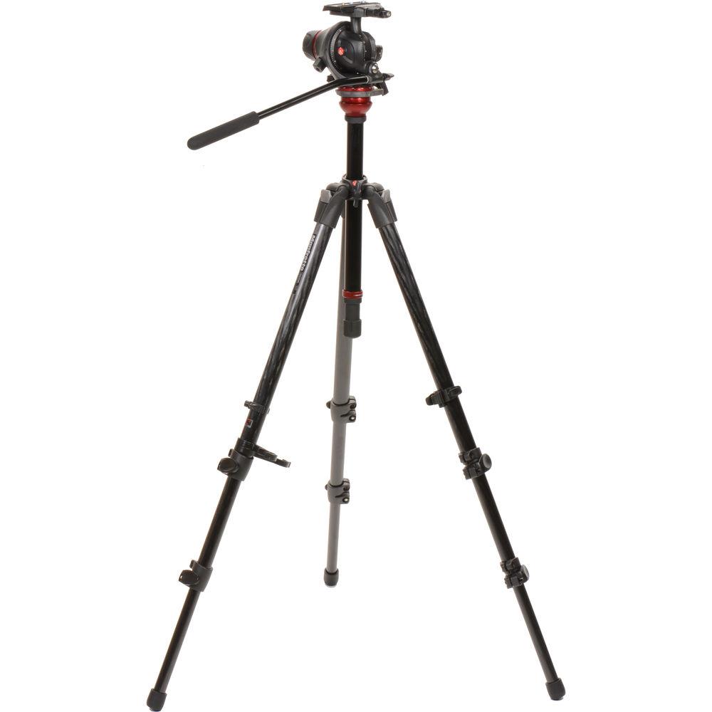 Manfrotto 755CX3 MagFiber Tripod & MH055M8-Q5 Photo-Movie Head with Q5 Quick Release
