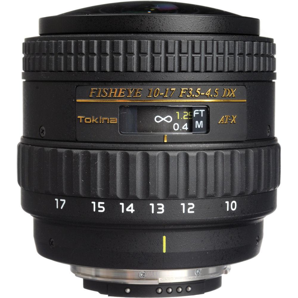 Tokina AT-X 107 AF DX NH Fisheye 10-17mm f 3.5-4.5 Lens for Nikon