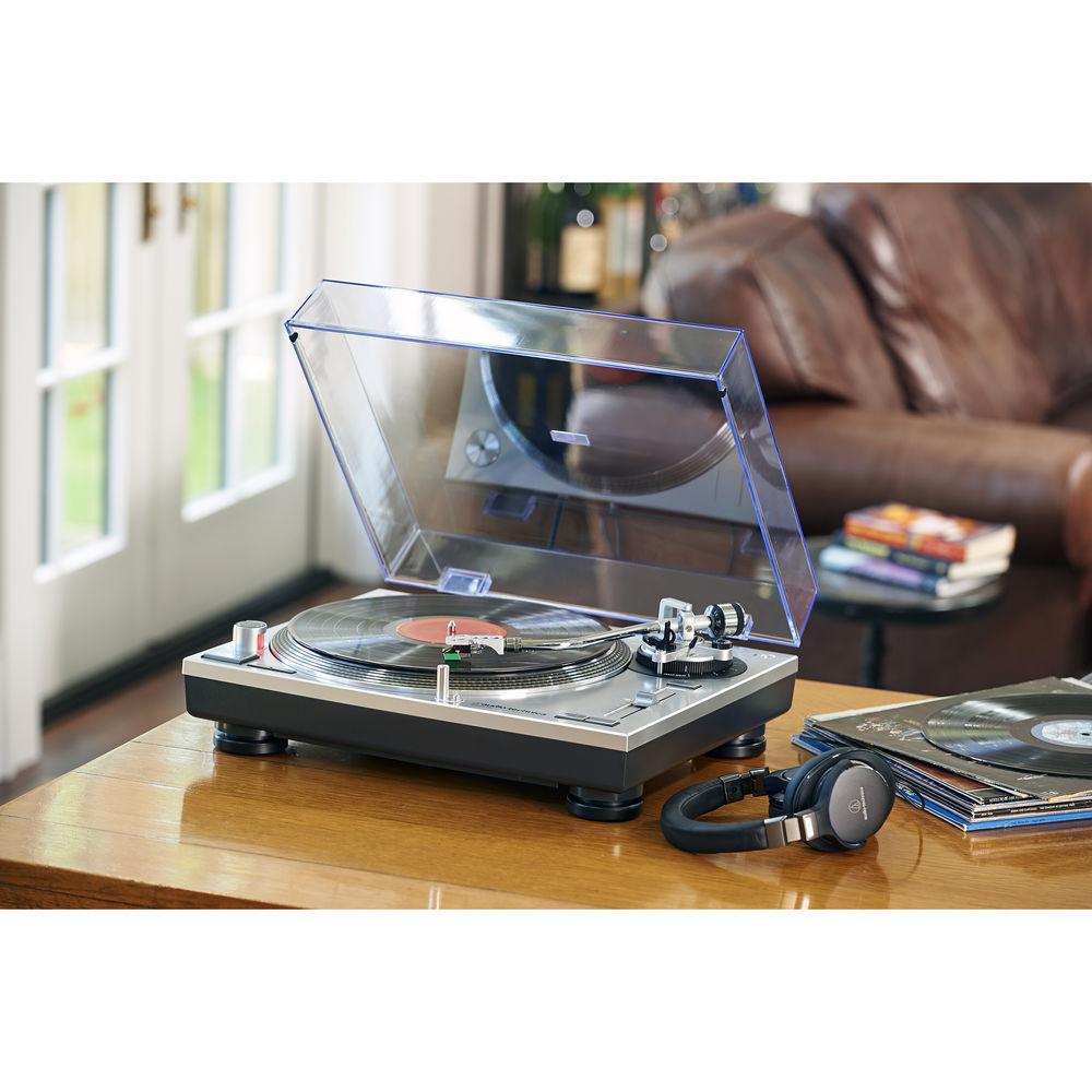 Audio-Technica Consumer AT-LP120USB Direct Drive Professional DJ Turntable with USB Output