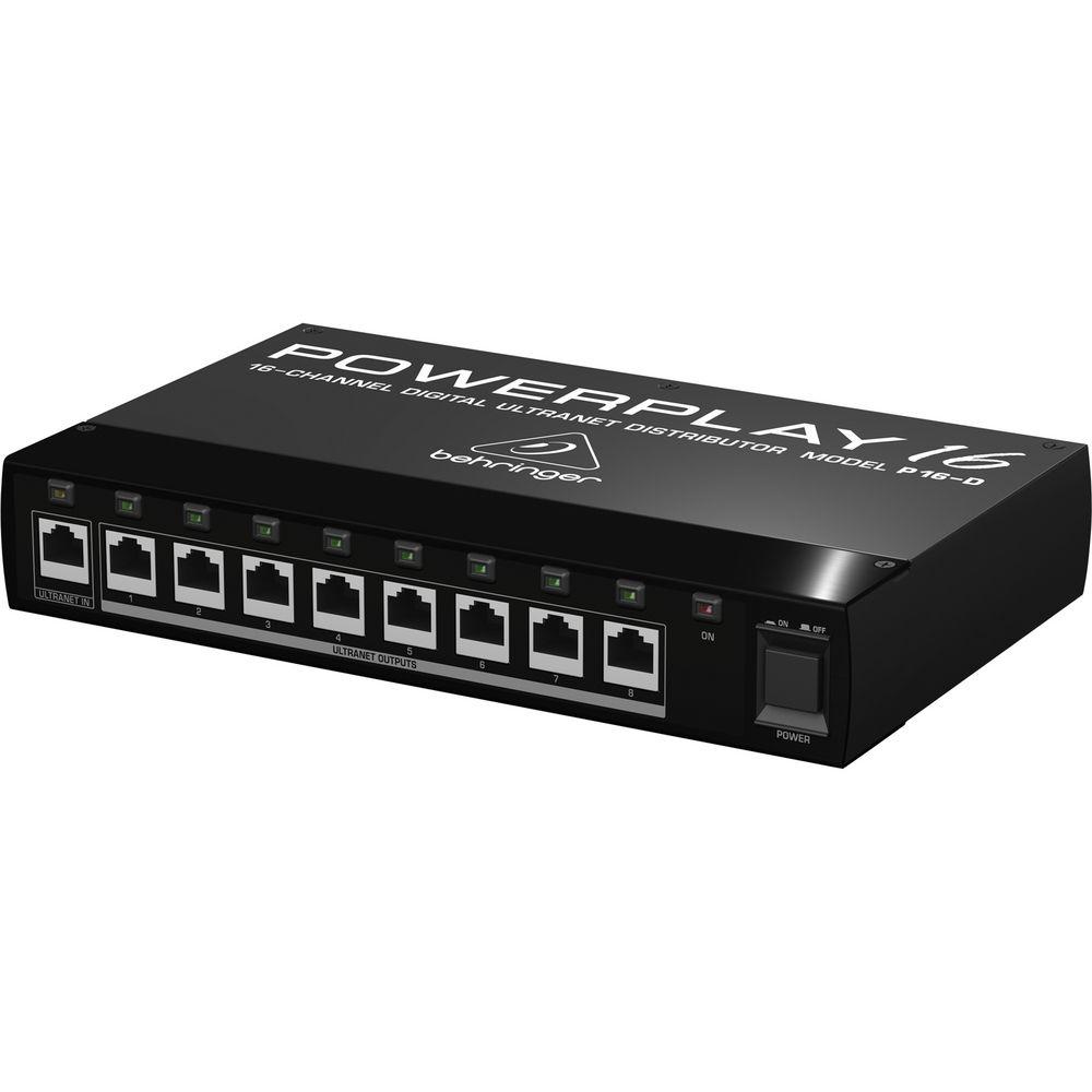 Behringer Powerplay 16 P16-D 16-Channel Digital Ultranet Distributor