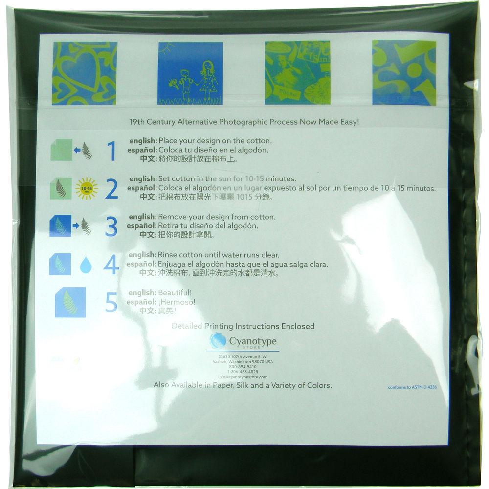 Cyanotype Store Cyanotype Cotton Squares - 8 x 8"