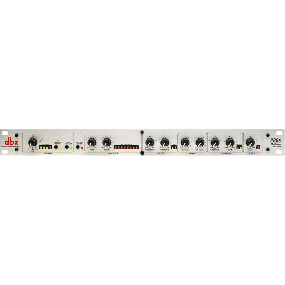 dbx 286s - Microphone Preamp Channel Strip