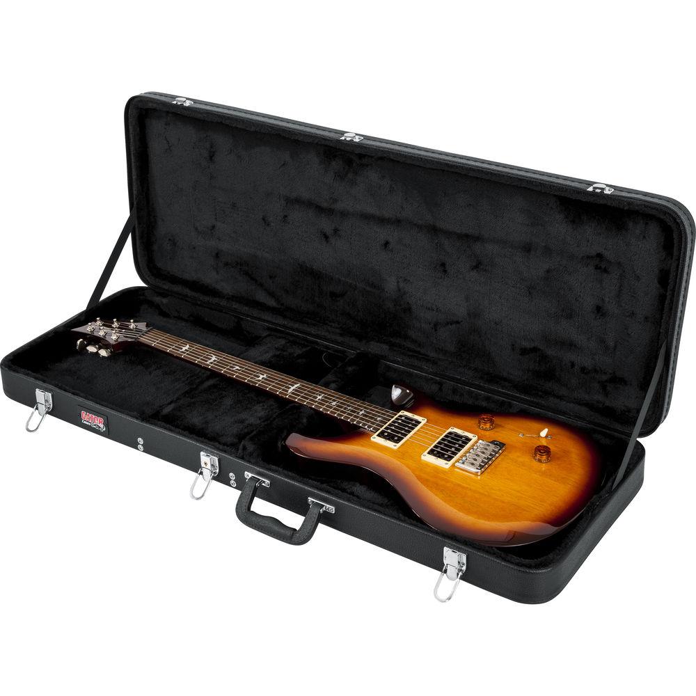 Gator Cases Hard-Shell Wood Case For PRS And Wide-Body Style Electric Guitars