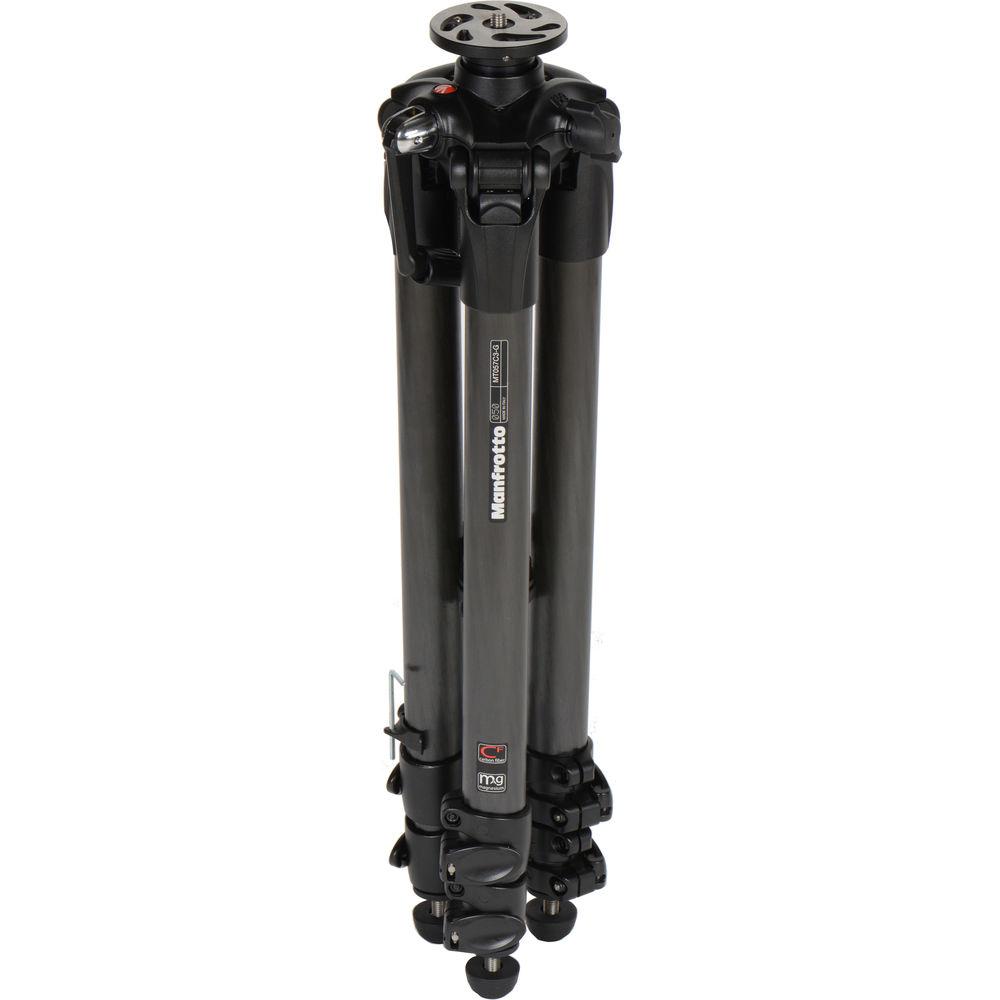 Manfrotto MT057C3-G 057 Carbon Fiber Tripod with Geared Center Column