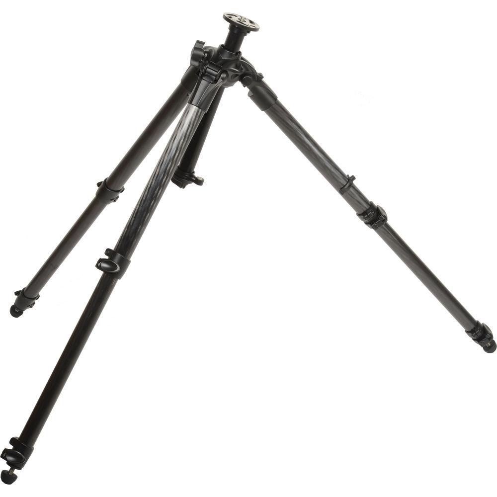 Manfrotto MT057C3-G 057 Carbon Fiber Tripod with Geared Center Column