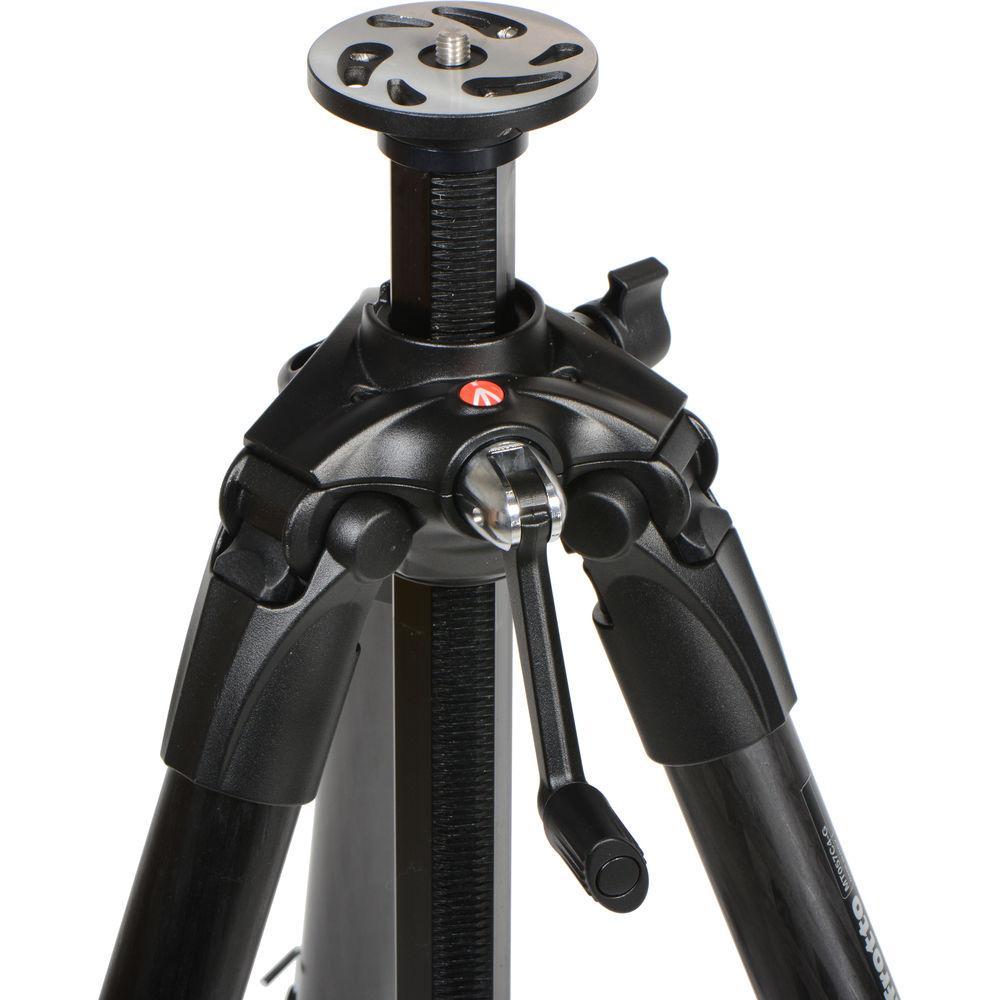 Manfrotto MT057C3-G 057 Carbon Fiber Tripod with Geared Center Column