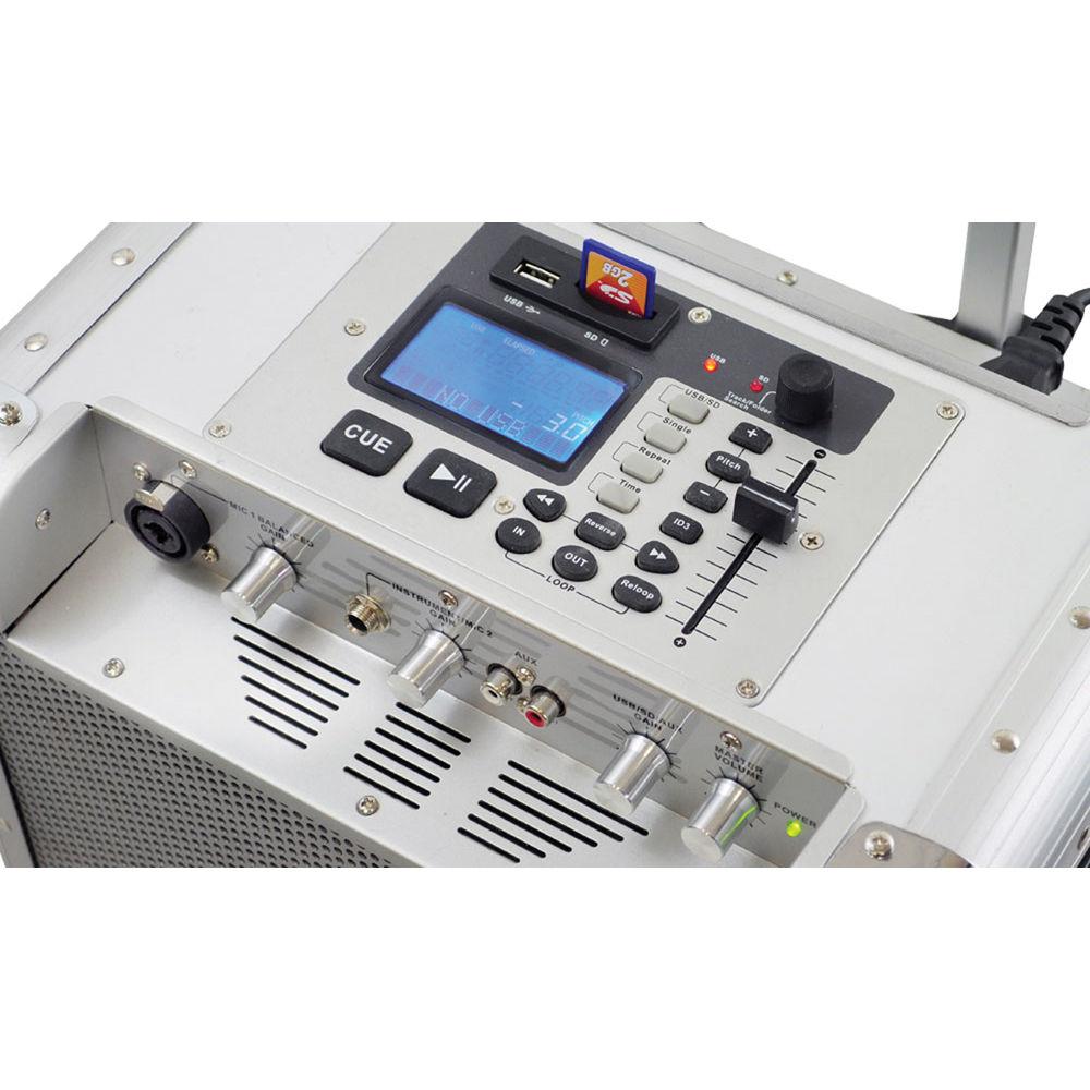 Pyle Pro PCMX265W Battery Powered Portable PA System