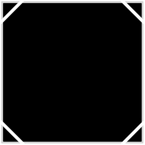 Chimera Pro Panel Fabric Kit - includes: 72x72" Aluminum Frame, White Black, Diffusion Panels, Duffle Case - 72 x 72"