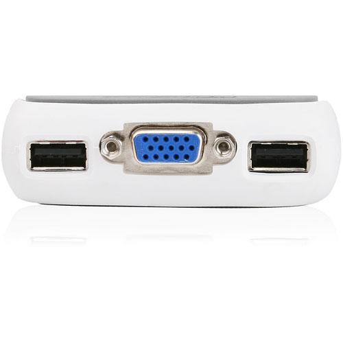 IOGEAR 2-Port Compact USB KVM Switch with 6