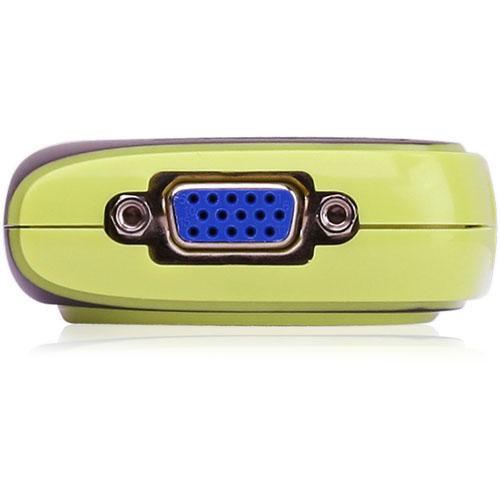 IOGEAR 2-Port MiniView PS2 Micro KVM switch with Built-in 6