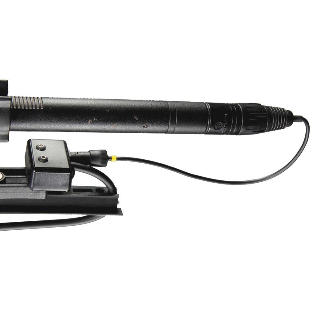 Rycote ConnBox 1 - Microphone Cable Connection Box for Modular Suspension System with Single TA3-male Connection