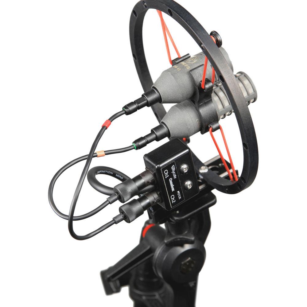 Rycote ConnBox 7 - Microphone Cable Connection Box for Modular Suspension System with Dual FVN Lemo Connections