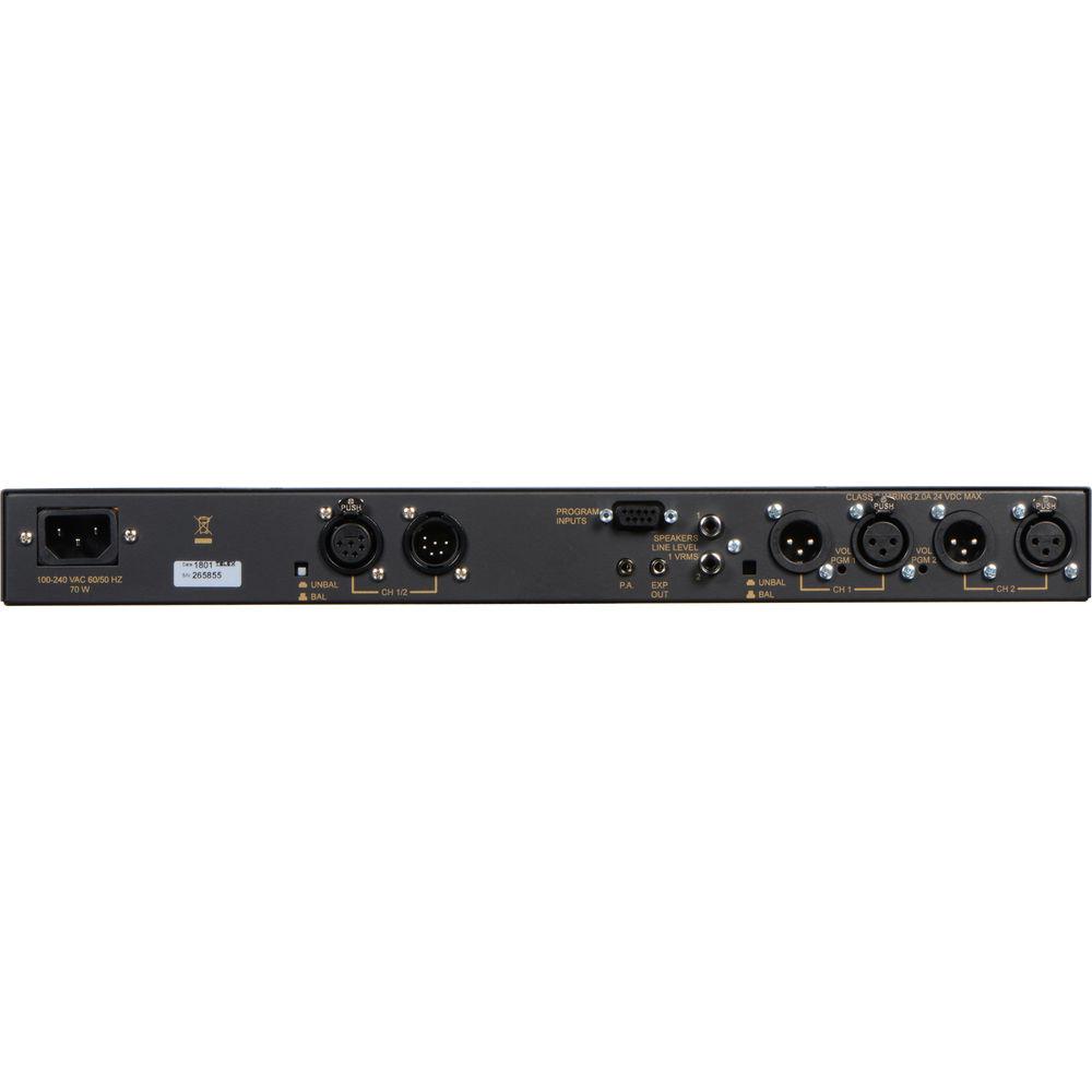 Telex MS-2002 Two-Channel Master Station and Power Supply for Wired Intercom Systems