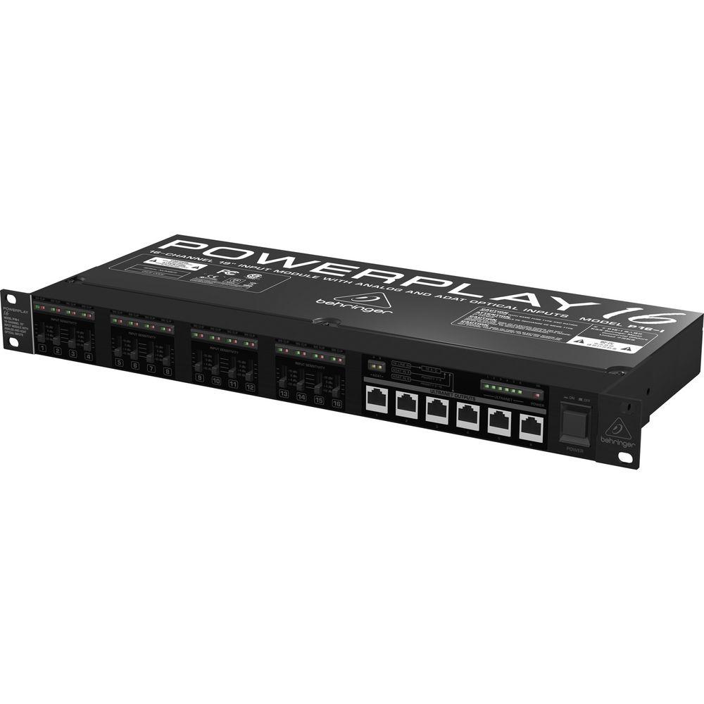 Behringer Powerplay 16 P16-I Input Module with Analog and ADAT Optical Inputs