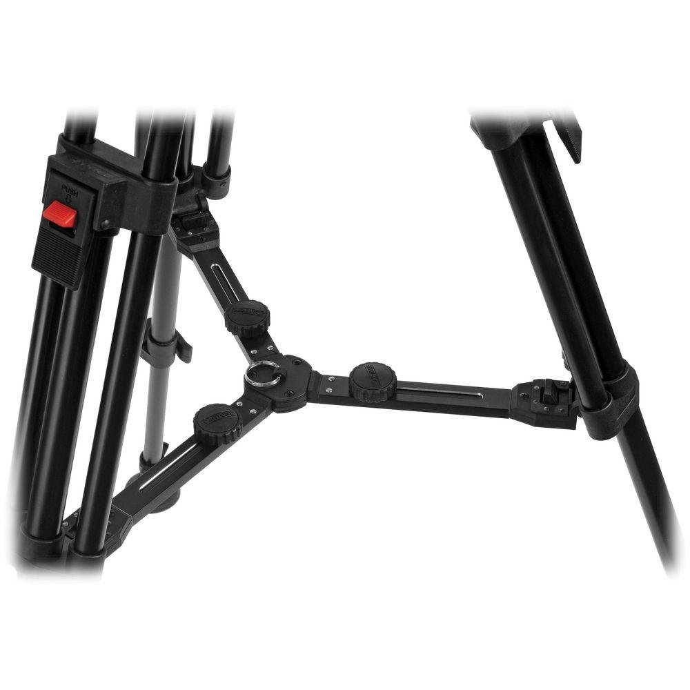 Cartoni Focus HD Fluid Head & Two-Stage 3-Tube Aluminum-Alloy Tripod