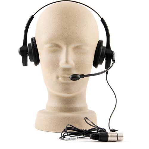 PortaCom H-2000LT Lightweight Headset with Mic for Wireless Intercom Systems