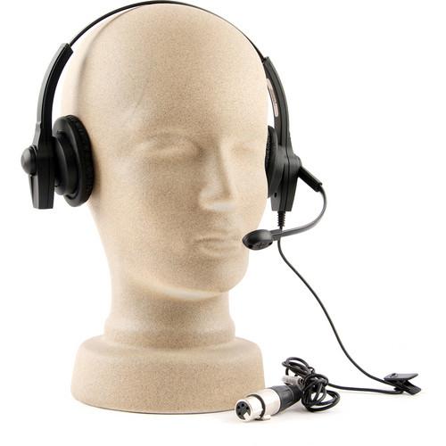 PortaCom H-2000LT Lightweight Headset with Mic for Wireless Intercom Systems