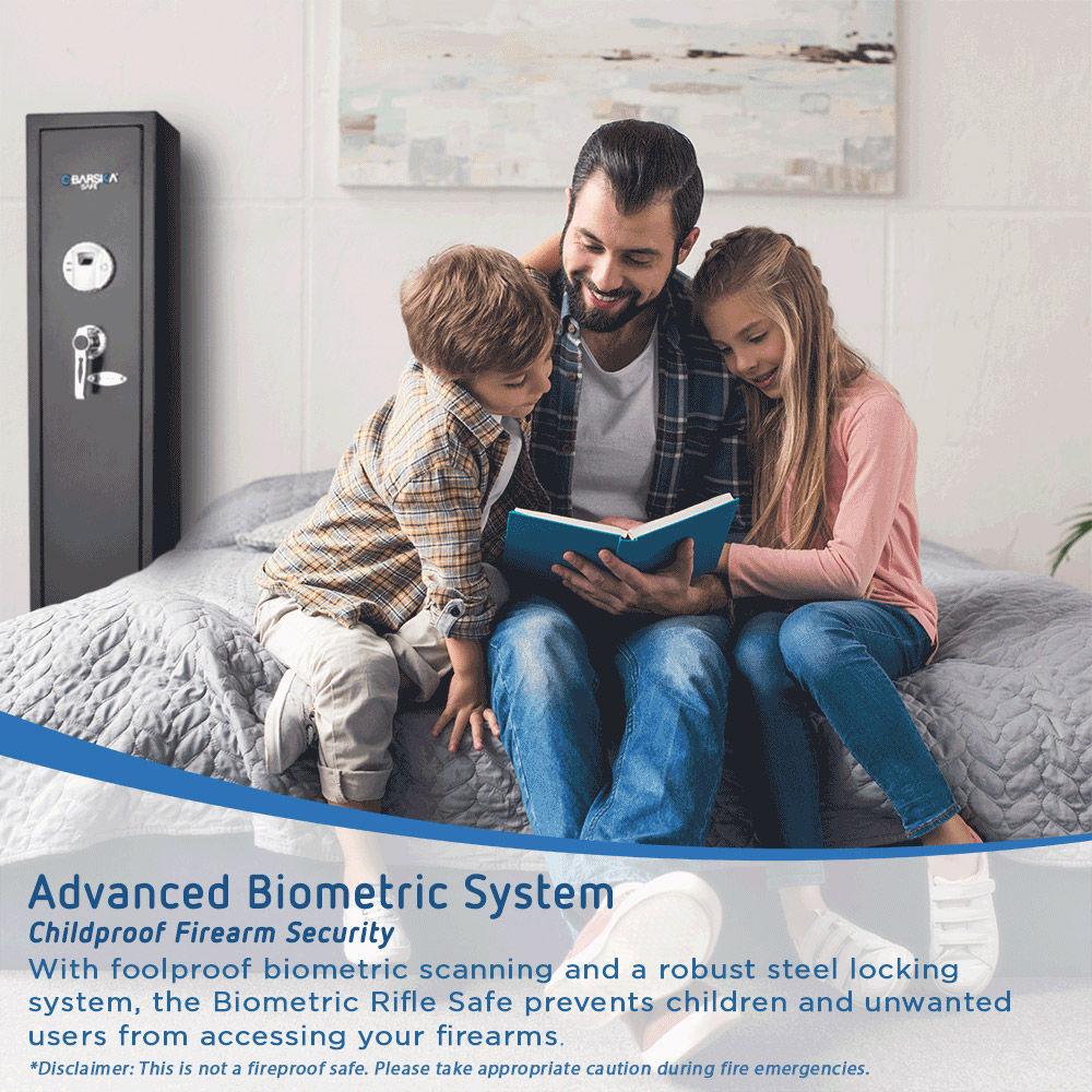 Barska Quick Access Biometric Rifle Safe