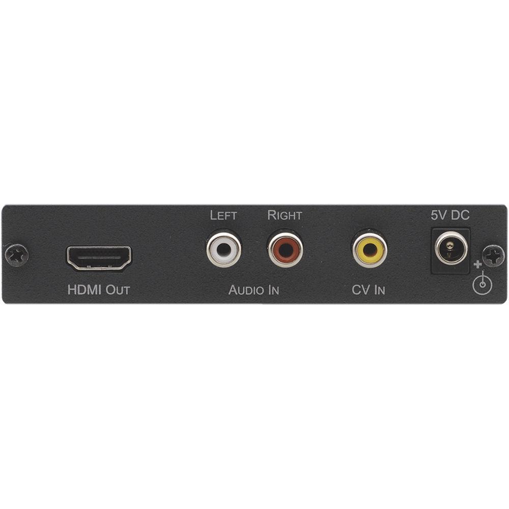 Kramer Composite Video & Stereo-Audio to HDMI Scaler