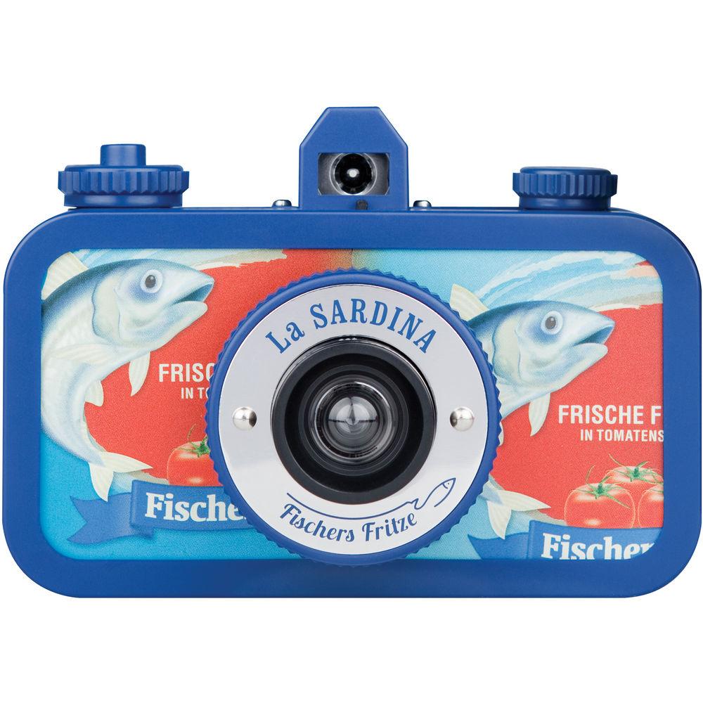 Lomography La Sardina Fischers Fritze Camera with Flash