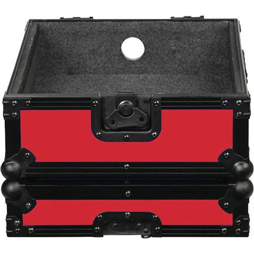 Odyssey Innovative Designs FR12MIXBKRED Flight Ready DJ Mixer Case
