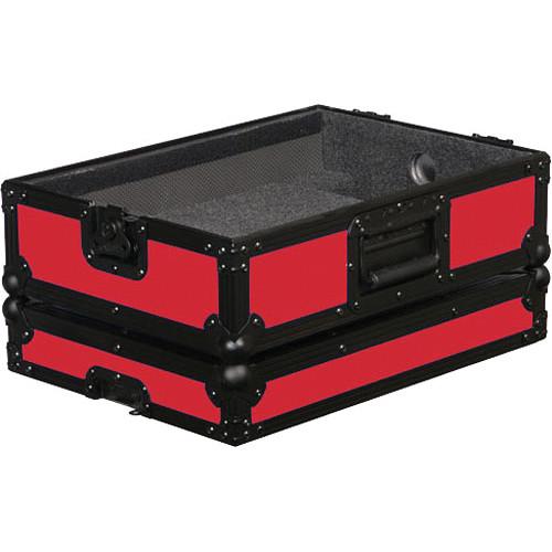 Odyssey Innovative Designs FR12MIXBKRED Flight Ready DJ Mixer Case