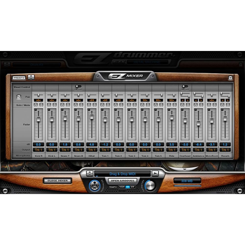 Toontrack Metal Machine EZX - Expansion Pack for EZdrummer