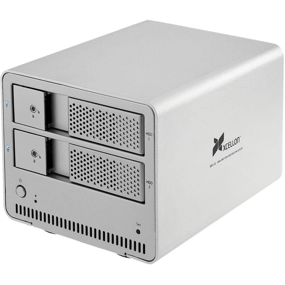 Xcellon DRD-101 Dual-Bay System for 3.5" SATA Hard Disk Drives