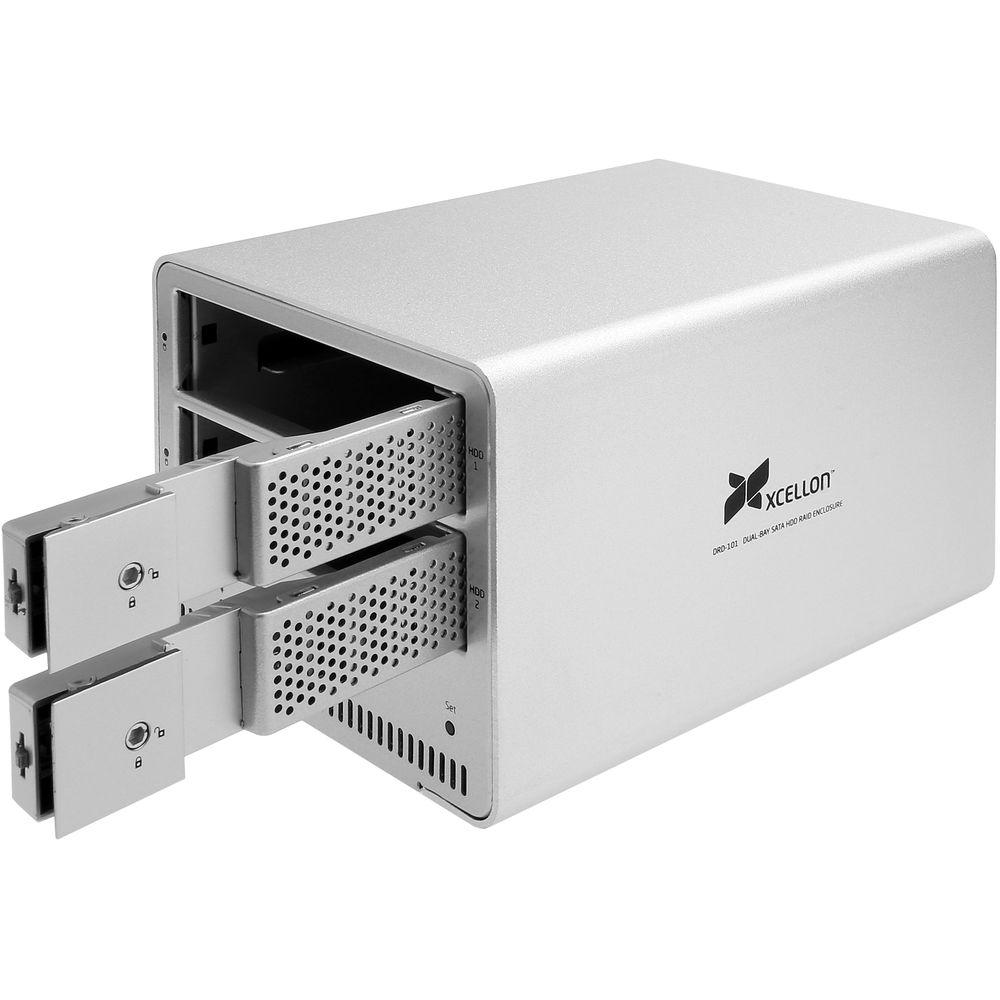 Xcellon DRD-101 Dual-Bay System for 3.5" SATA Hard Disk Drives