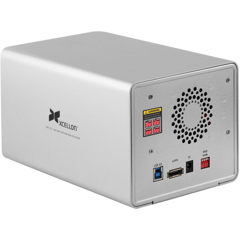 Xcellon DRD-101 Dual-Bay System for 3.5" SATA Hard Disk Drives