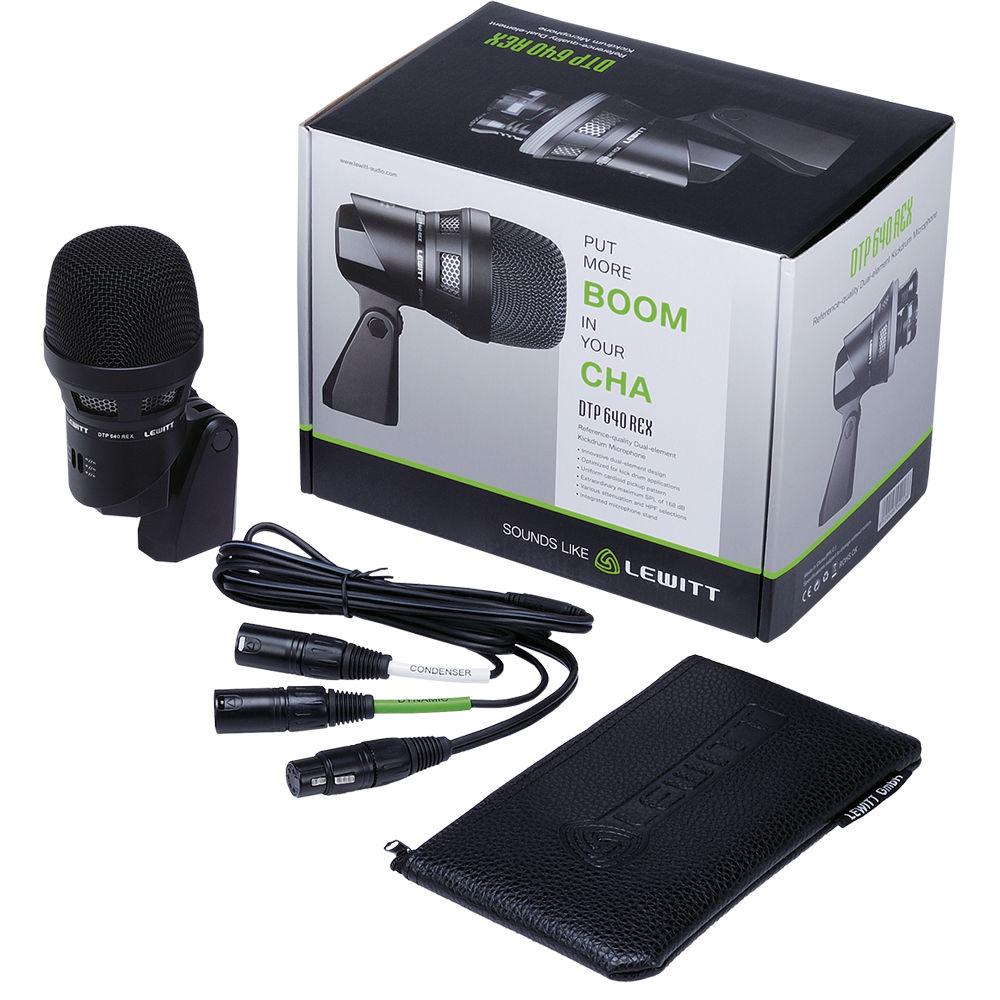 Lewitt DTP 640 REX Dual-Element Bass Drum Microphone