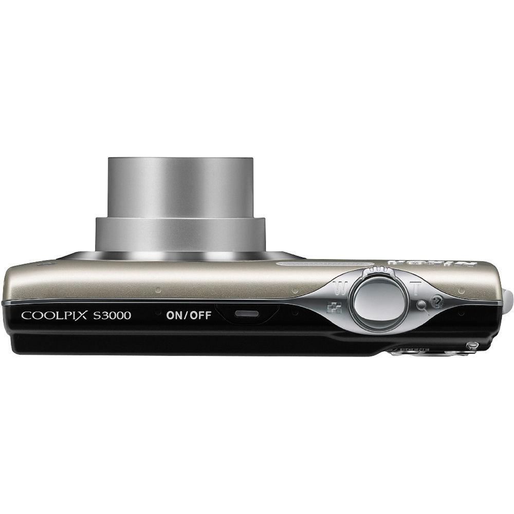 Nikon CoolPix S3000 Digital Camera - Refurbished