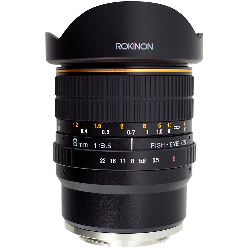 Rokinon 8mm Ultra Wide Angle f 3.5 Fisheye Lens for Sony E Mount Cameras